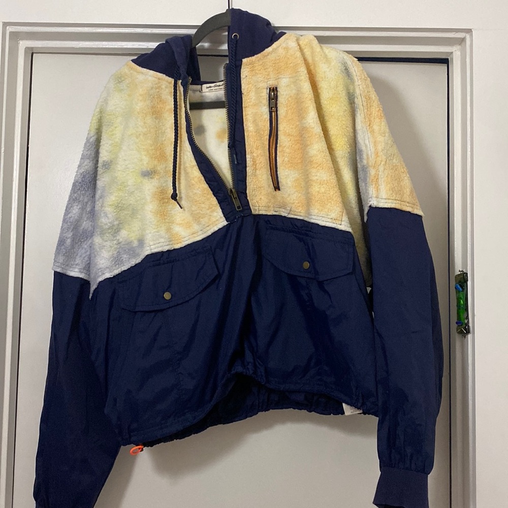 Free people windbreaker/ hoodie